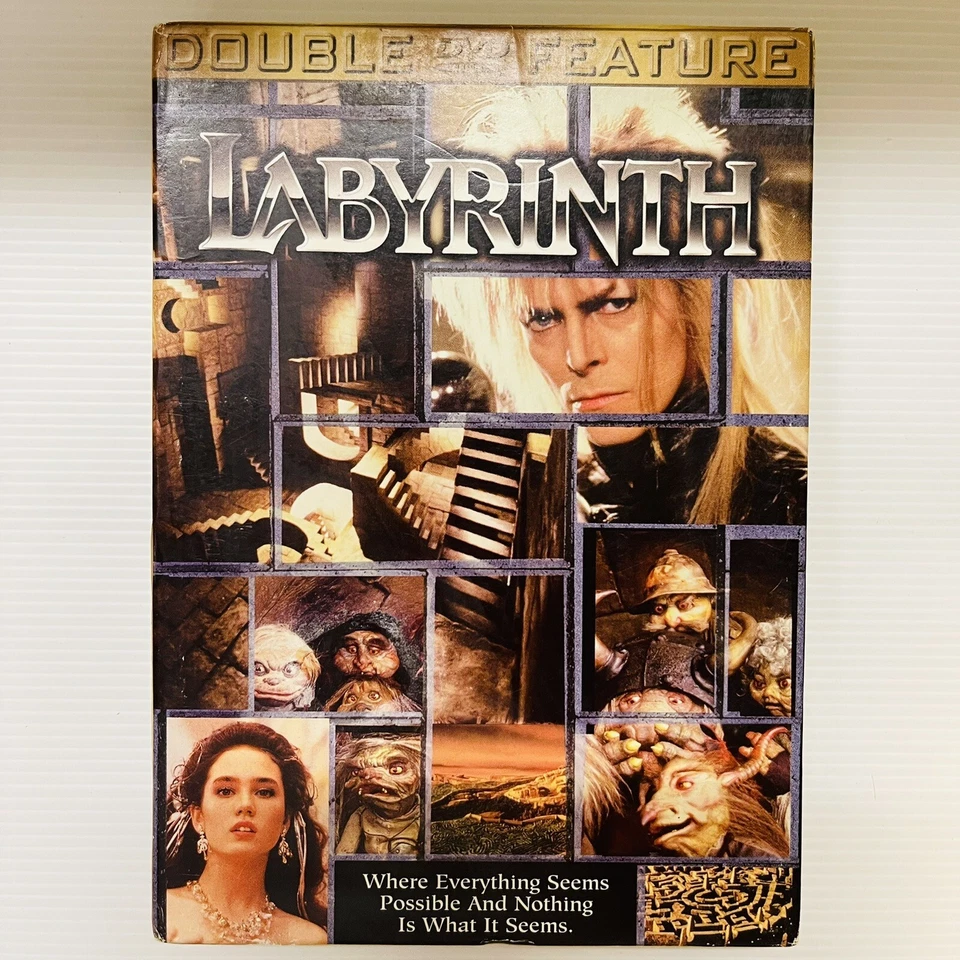 Jim Henson’s Labryinth & Dark Crystal DVD Double Feature Box Set Region 1 - Image 1 of 4