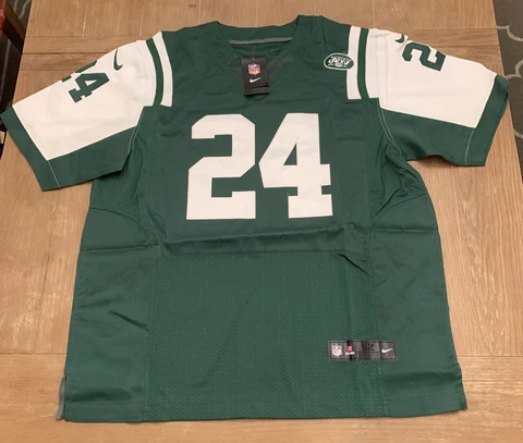 Darrell Revis #24 Nike NFL On Field Stitched New York Jets Jersey size 52 NWT Cover