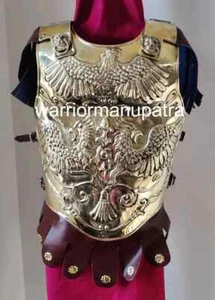 Medieval Brass Big Eagle Armor Roman Cuirass Reenactment Breastplate - Picture 1 of 5