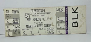1999 WCW WRESTLING TICKET STUB PHOENIX, AZ * STING * REY MYSTERIO - Picture 1 of 2