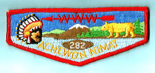 OA Lodge 282-s ACHEWON NIMAT 1960s San Francisco Bay A Council Boy Scout flap CA