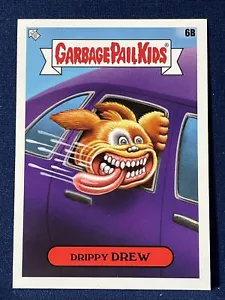 2021 Topps Garbage Pail Kids Go On Vacation Drippy Drew 6B GPK Sticker Chase - Picture 1 of 2