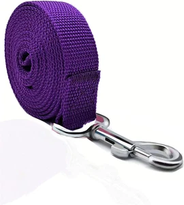 5 FT Strong Dog Leash, Nylon Dog Leashes for Small Medium Large Dogs Purple - Picture 1 of 12