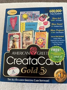 American Greetings CreataCard Gold 5 - Windows 95/98/NT - Picture 1 of 2