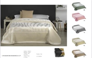 Mora blanket OG: soft luxury plush, (SIGNATURE EMBOSSED)+25 varieties king size - Picture 1 of 9