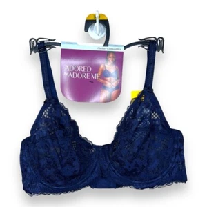 NEW ADORE ME 36D CHELSEY UNLINED BRA UNDERWIRE GIFT NWT LINGERIE - Picture 1 of 8