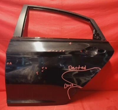 Carcasa de puerta trasera izquierda del lado del conductor Hyundai Sonata 2011 2012 2013 2014 OEM USADA Foto 1 de 4
