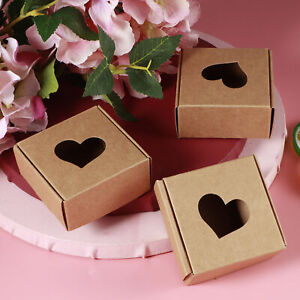 Packing Box 50Pcs Soap Box Kraft Paper Gift Box for Gift Packaging DIY Crafts