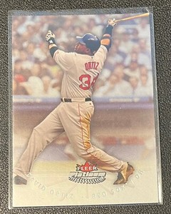 2005 Fleer Platinum Finish Silver Parallel #21 DAVID ORTIZ Boston Red Sox 17/199