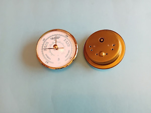 A 70mm Gold Bezel Barometer insert movement white dial for 58mm hole