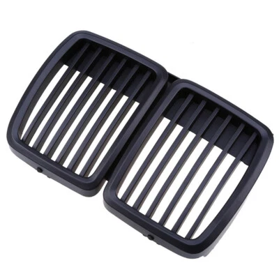PARA BMW SERIE 3 E30 318i 325i 1982-1994 REJILLAS CAPÓ DELANTERO ESTILO M3 NEGRO MATE Foto 1 de 4
