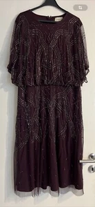 Lace&Beads Abendkleid Pailletten Kleid Festkleid aubergine NEU Gr. 46 - Bild 1 von 12