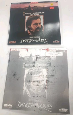 Dances With Wolves Laserdiscs (2)  LD Kevin Costner Laser Disc Widescreen - Image 1 of 2