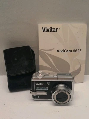 Vivitar ViviCam 8625 8.1 MP 6X Optical Digital Camera 2.5" LCD Monitor Works - Image 1 of 4