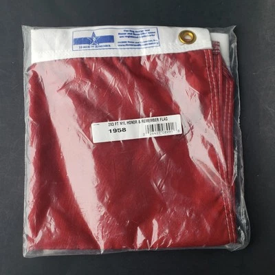 Honor & Remember Flag (Model 1958) 2'x3' United States Armes Forces USA Made New - Image 1 of 3