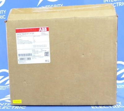 NIB ABB CIRCUIT BREAKER XT1HU3100AYD000XXX 1SDA074706R1 I-LINE 100A 600Y/347V 3P - Image 1 of 4