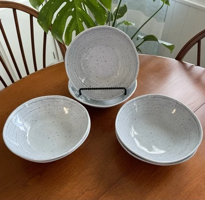 (6) Cuencos de melamina Tommy Bahama tamaño grande 8” redondos gris claro cantidad 6 Foto 1 de 4