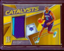 2017-18 Spectra Nicolas Batum Catalysts Patch Gold #/10
