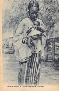 MALI - Mujer y niño en Tombuctú - Publ. Levy & Neurdein - Imagen 1 de 2