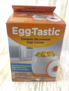 Egg-Tastic Microwave Egg Cooker Poacher For Fast & Fluffy Eggs EggTastic SEALED! - Picture 1 of 5