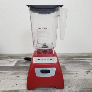Classic 570 Red BlendTec Total Blender CTB2 Motor Base W/36 oz Pitcher Carafe - Picture 1 of 16
