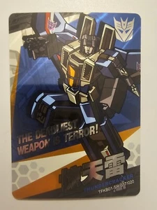 Thundercracker TFKB01-SR 017/020 trasformatori Kayou card tcg trading con licenza - Foto 1 di 2