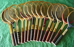 Vintage Retro Wooden Tennis Racket Slazenger, Dunlop, Professional, Wilson - Picture 1 of 145