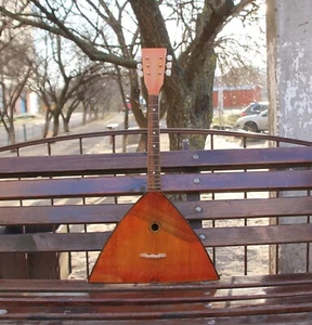 Vintage balalaika, Soviet concert balalaika, 6 strings - Picture 1 of 10