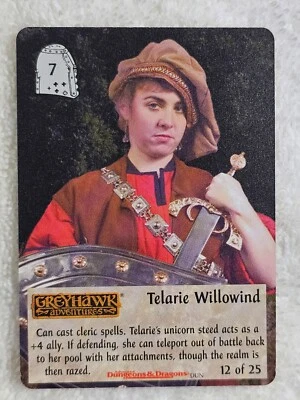 SPELLFIRE CCG Telarie Willowind 12 of 25 Dungeons Set 12 Ultra Rare Chase NM - Image 1 of 4