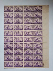 US Postage Stamp 3 Cent Coronado Expedition 1940 Sheet OF 40 Stamps 22634 - Picture 1 of 8