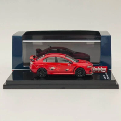 1/64 Hobby Japan Mitsubishi Lancer Evolution X RALLIART  Red Diecast Model Car - Immagine 1 di 4