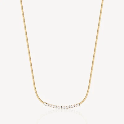 BROSWAY DESIDERI COLLANA DA DONNA IN ACCIAIO CON ZIRCONI BEIN007 (4010) - Immagine 1 di 3