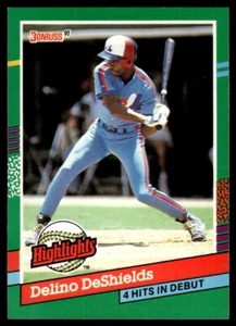 1991 Donruss Delino DeShields Montreal Expos #BC-16 - Picture 1 of 2
