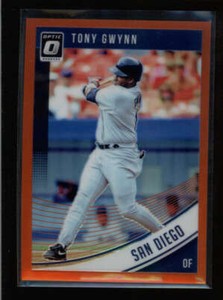 TONY GWYNN 2018 DONRUSS OPTIC #131 ORANGE PRIZM #058/199 AN3393