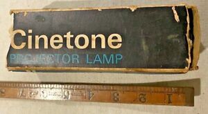 VINTAGE CINETONE ENGLAND PROJECTOR LAMP BULB AS NEW! syl53 115V 750W P46S BOXED!