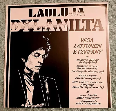 1979 Vesa Lattunen - 4 Bob Dylan Songs - Lauluja Dylanilta Folk Rock 7" EP NM- Foto 1 de 4