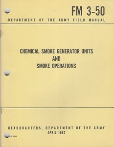 Historical book Chemical Smoke Generator Units and Smoke Operations, 1967 - Imagen 1 de 1
