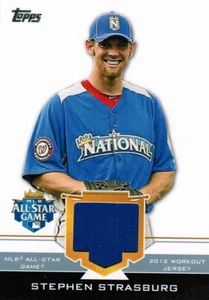 CAMISETA USADA STEPHEN STRASBURG 2012 TOPPS ALL-STAR EVENTO - Imagen 1 de 1