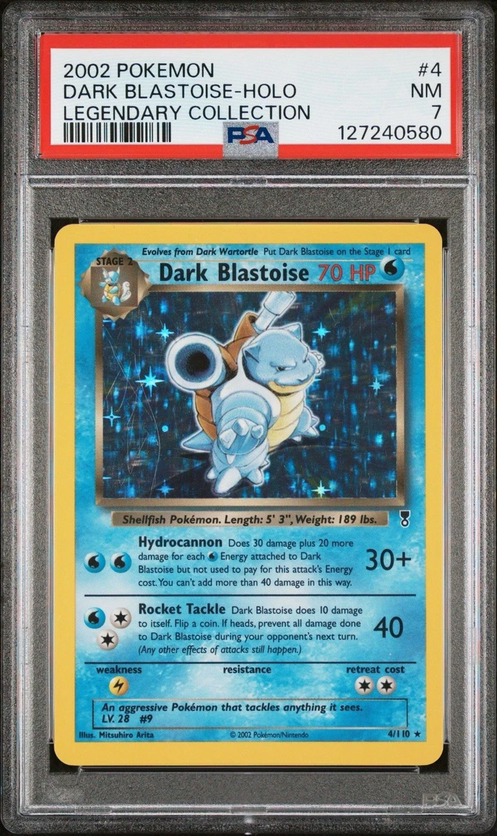 Darkness Blastoise Pokémon TCG Legendary Collection Individual