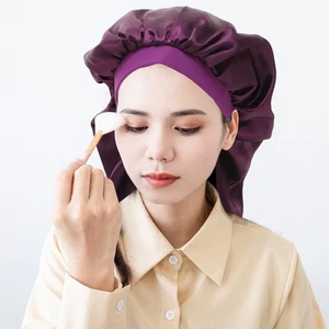 Practical Sleep Hat Delicate Satin Women's Miss for Girl - Imagen 1 de 12