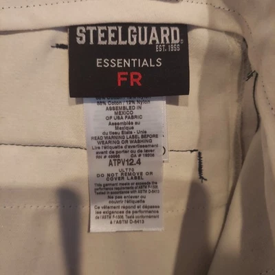 Pantalones de trabajo Aramark para hombre azul marino Steelguard FR Essentials talla 36/30 nuevos con etiquetas Foto 1 de 4