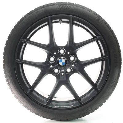 BMW 1er F40 2er F44 Winterräder M Y-Speiche 554 Conti 225/40R18 DOT23 8092354 - Bild 1 von 4