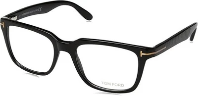 Authentic TOM FORD TF5304 001 Shiny Black Square Demo Lens Eyeglasses - Image 1 of 4