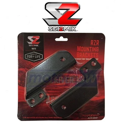 Seizmik Pursuit Mirror Mounts for 2019 Polaris RZR XP 4 1000 EPS Dynamix xa Foto 1 de 4
