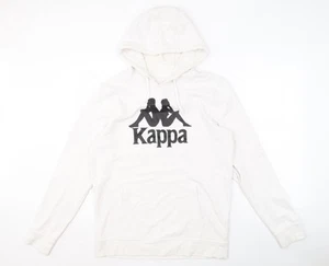 Sudadera con capucha blanca Kappa para hombre, talla L - Imagen 1 de 12