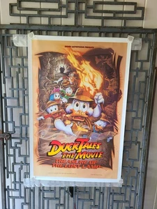 DUCK TALES THE MOVIE Original Double Sided Movie Poster 1990 WALT DISNEY 27 x 41 - Picture 1 of 12