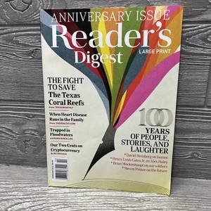 Reader’s Digest Large Print Version February 2022 Magazine 152 pages - Picture 1 of 5