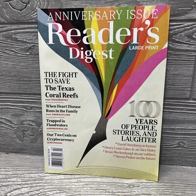 Reader’s Digest Large Print Version February 2022 Magazine 152 pages - Image 1 of 4
