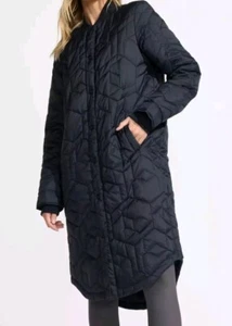 *Nuovo con etichette* Mondetta Outdoor Project Giacca Congelatore Trapuntata Donna (Nero,MEDIA) - Foto 1 di 5