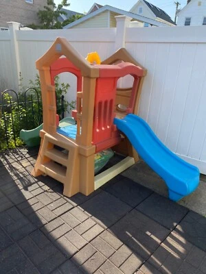 Llave de cabeza Allen/hexagonal vintage paso 2 para jugar doble diapositiva Playhouse Toddlers Inc Foto 1 de 4